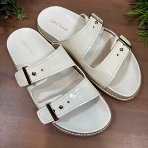 Cole Haan Women's Marisol Footbed Sandals White Size 7